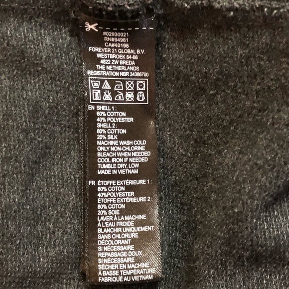 XXI Black Lace Shoulder Top - Picture 6 of 8